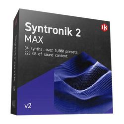 IK Multimedia Syntronik 2 MAX Synth Bundle w/33 Synths/210GB - V2 FULL SY-MAX2V2-DID-IN