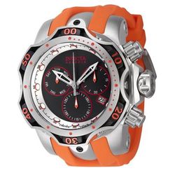 Invicta Reserve Venom Swiss Ronda Z60 Caliber Men's Watch - 52.5mm Orange Black Steel (46187)