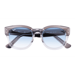 Unisex s wayfarer,wayfarer Clear Gray Plastic Prescription sunglasses - Eyebuydirect s Ray-Ban RB0298S Mega Hawkeye