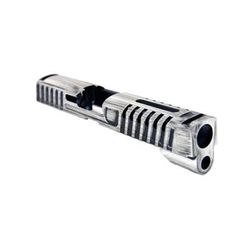Gun Cuts Annihilator for Sig Sauer P320 Full Size/M17 Optic Cut Battleworn White GC-P320F-ANH-SWHBW-RMR