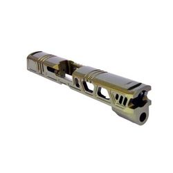 Gun Cuts Cyberpunk for Sig Sauer P320 Full Size/M17 No Optic Cut Leprechaun Gold GC-P320F-CYB-LGO-NO