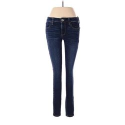 American Eagle Outfitters Jeans - Mid/Reg Rise: Blue Bottoms - Women's Size 4