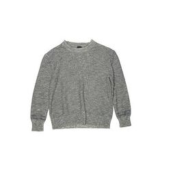 Gap Kids Sweatshirt: Gray Marled Tops - Size 6