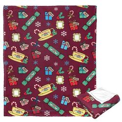 Wb Friends Christmas Pattern Silk Touch Throw Blanket by The Northwest in O