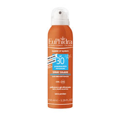 Euphidra Uv System Spray 30 Bambini 150 Ml + Doccia Shampoo 2 In 1 100 Ml