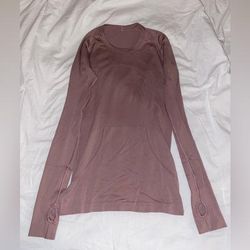 Lululemon Athletica Tops | Lululemon Swiftly Long Sleeve | Color: Pink | Size: 6