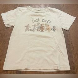 Disney Shirts & Tops | Disney Peter Pan Shirt | Color: Cream | Size: 4tb