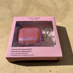 Kate Spade Headphones | New Kate Spade New York Airpod 3rd Generation Hard Case Grapefruit New | Color: Orange/Pink | Size: Os