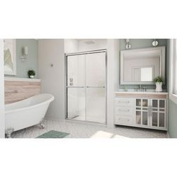 Dreamline DreamLine Duet Plus 44 - 48 inch W x 72 inch H Semi-Frameless Bypass Shower Door in Chrome SHDR-1848720-01