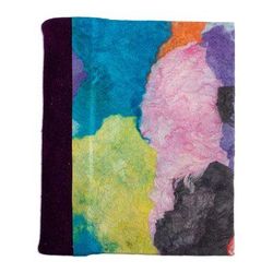 Color Ways,'Colorful Amate Paper and Suede Small Journal'