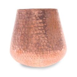 Copper Charm,'Decorative Hand-Hammered Copper Jar from Thailand'
