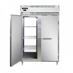 Continental DL2W-SS-PT Full Height Insulated Mobile Heated Cabinet w/ 38 Pan Capacity, 208-230v/1ph, Stainless Steel, 4 Full-size Solid Doors