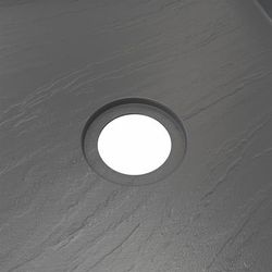 Dreamline DreamLine SlimLine 30 inch D x 60 inch W x 2 3/4 inch H Right Drain Single Threshold Shower Base in Slate Gray DLT-1130602-T44