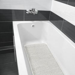 Loofah Bath Mat by BrylaneHome in Clear