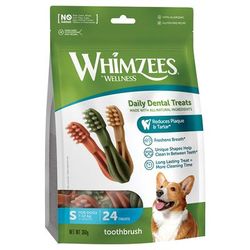 2x24 Size S Toothbrush Whimzees by Wellness Dental Dog Snacks
