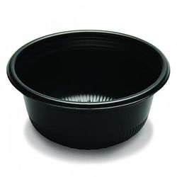 D&W Fine Pack CF765-120 12 oz Hot/Cold Bowl - Polystyrene, Black