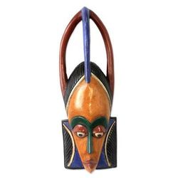African wood mask, 'Odo'