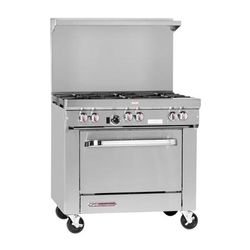 Southbend S36D-3G LP 36" Commercial Gas Range w/ Full Griddle & Standard Oven, Liquid Propane, Stainless Steel, Gas Type: LP