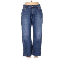 Lucky Brand Jeans - High Rise: Blue Bottoms - Women's Size 36