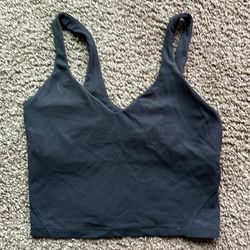 Lululemon Athletica Tops | Lulu Lemon Size 8 Align Tank Bra | Color: Black | Size: 8