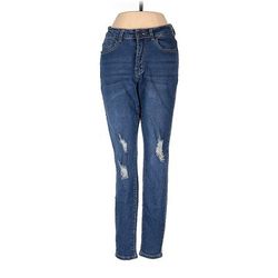 Emma Jane Jeans - Mid/Reg Rise: Blue Bottoms - Women's Size 5