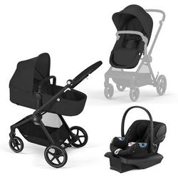 Cybex EOS 5-in-1 Stroller + Aton G Travel System - Moon Black