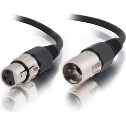 C2G Pro-Audio XLR Male to XLR Female Cable, 6 ft