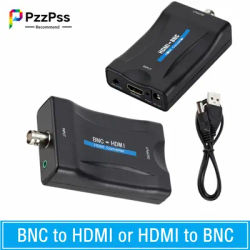 PzzPss – convertisseur BNC vers HDMI, affichage HD 1080P/720P, adaptateur vidéo, moniteur de Surveillance