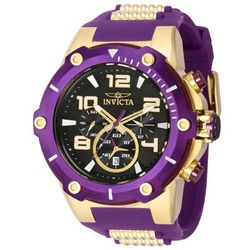 Invicta Speedway Men's Watch - 51.5mm Purple Gold (ZG-40895)