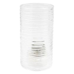 Hollowick 42517C Typhoon Candle Holder for HD12, HD17, & HD26 - 2 5/8" x 5", Clear, White