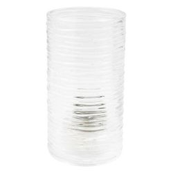 Hollowick 42517C Typhoon Candle Holder for HD12, HD17, & HD26 - 2 5/8" x 5", Clear, White