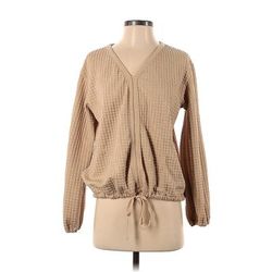 Max Studio Pullover Sweater: Tan Tops - Women's Size Small