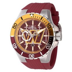 Invicta NFL Washington Commanders Men's Watch - 50mm Burgundy (ZG-45402)