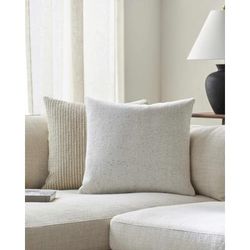 Sanya 14"L x 22"W Cottage Cotton Black Lumbar Pillow - Boutique Rugs