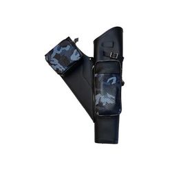 Neet NT-2100 Leather Target Quiver 1004278 Black/Blue Camo 3 Arrow 1136