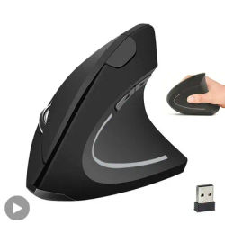 Mouse USB Wireless verticale Gamer portatile ergonomico ricaricabile per Computer portatile Notebook