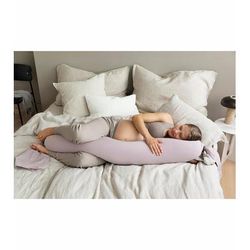 bbhugme Pregnancy Pillow - Dusty Pink / Vanilla