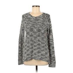 RD Style Pullover Sweater: Gray Tweed Tops - Women's Size Medium