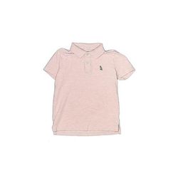 Crewcuts Short Sleeve Polo Shirt: Pink Tops - Kids Girl's Size 6