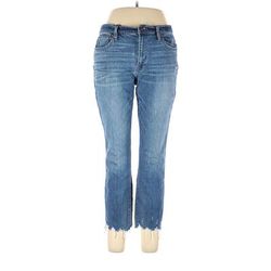 J.Crew Jeans - Mid/Reg Rise: Blue Bottoms - Women's Size 30