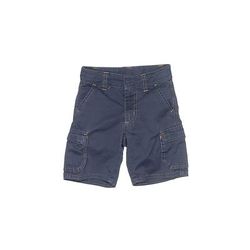 Girls Will Be Girls Cargo Shorts: Blue Print Bottoms - Kids Boy's Size 4 - Dark Wash