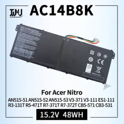 Batterie AC14B8K pour Acer Nitro 5 AN515-51 AN515-52 AN515-53 Aspire V3-371 V3-111 ES1-111 ES1-512 R3-131T R5-471T R7-371T R7-372T