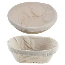 8 tailles rotin panier à pain ovale naturel rotin pâte en osier Fermentation levain Banneton panier à pain outils de cuisson