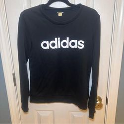 Adidas Tops | Adidas Pullover | Color: Black/White | Size: S