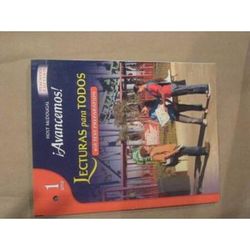 Avancemos Lecturas para todos Workbook Teachers Edition Levels AB Spanish Edition