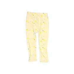 Disney Baby Leggings: Yellow Paint Splatter Print Bottoms - Size 24 Month