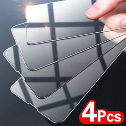 Protecteur d'Écran en Verre pour iPhone Couverture Complète pour Modèles 11 12 13 Pro XS Max 8