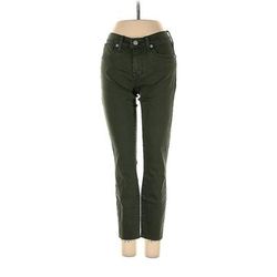 Lucky Brand Jeans - Mid/Reg Rise: Green Bottoms - Women's Size 00