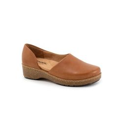 Women's Addie Casual Flat by SoftWalk in Cognac (Size 10 M)