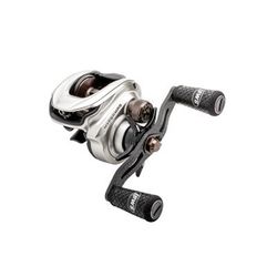 Team Lew's HyperMag Baitcast Reel 10+1 Double Shielded Bearings 8.3-1 Ratio 1-PC Magnesium Frame Carbon Fiber Drag LH Retrieve Silver TLH1XHLG2